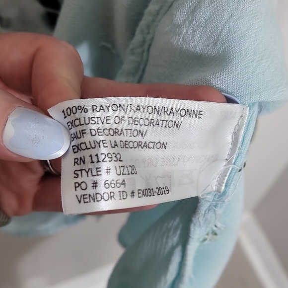 Y2K Tie Dye Midi Maxi Dress One Size Blue Lace Up Fairy Goth Grunge Hippie Boho - Picture 10 of 15